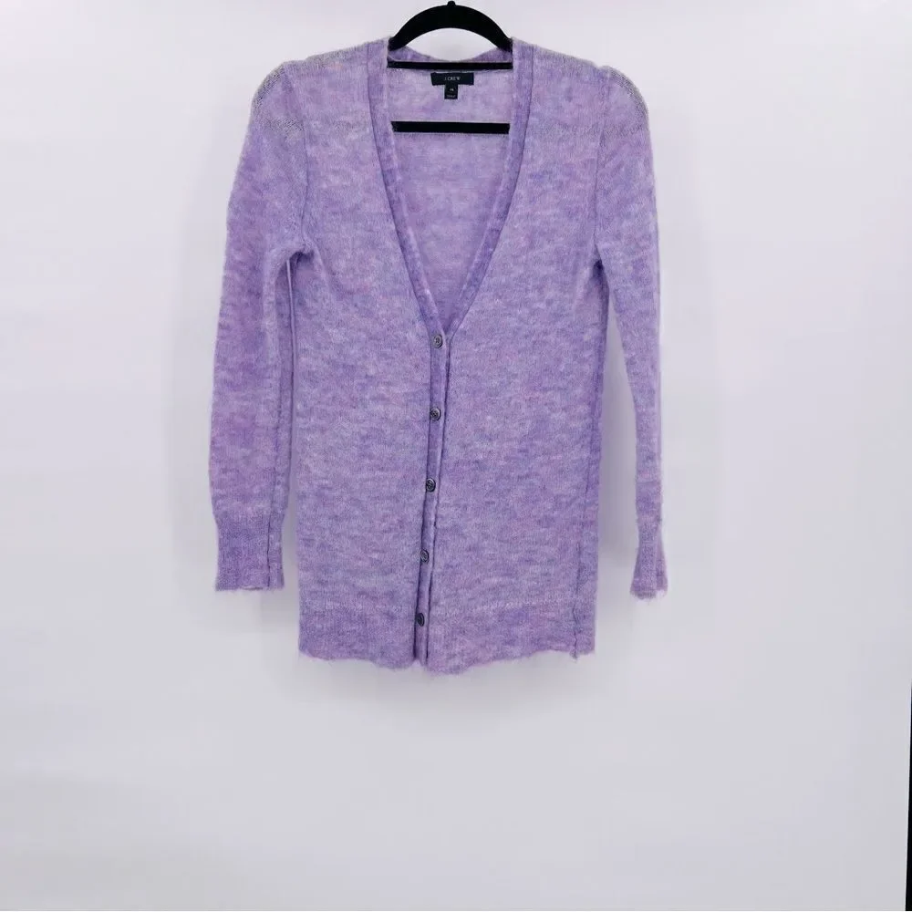 J. Crew Sweater Cardigan Mohair Blend